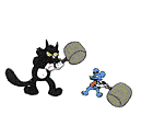 they fight, and bite, and fight and bite and fight