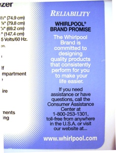 Whirlpool Brand Promise